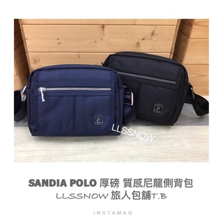 (現貨）SANDIA POLO 厚磅 休閒質感尼龍斜背包 側背包 男用側背包 男用包包 側背小包 包包 尼龍側背包 小包