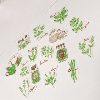 貼紙 Aimez le style 香草與下午茶 Herb tea （一組15枚）