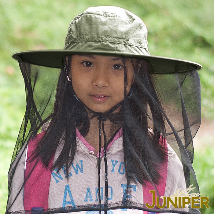 JUNIPER抗UV可收納防蜂/防蚊蟲遮陽親子童帽-J7567C
