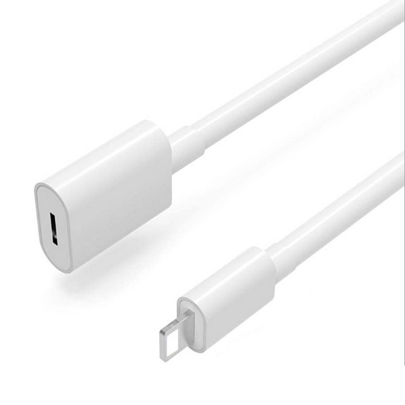 Pencile電容筆 公對母延長線 數據 音頻 充電適用於蘋果Lightning iphone6/7/8plus