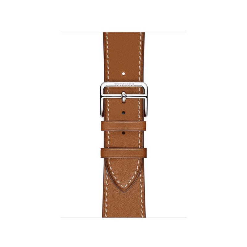 Apple Watch 5 Hermès Fauve 棕色 Barénia 皮革 Single Tour 錶帶