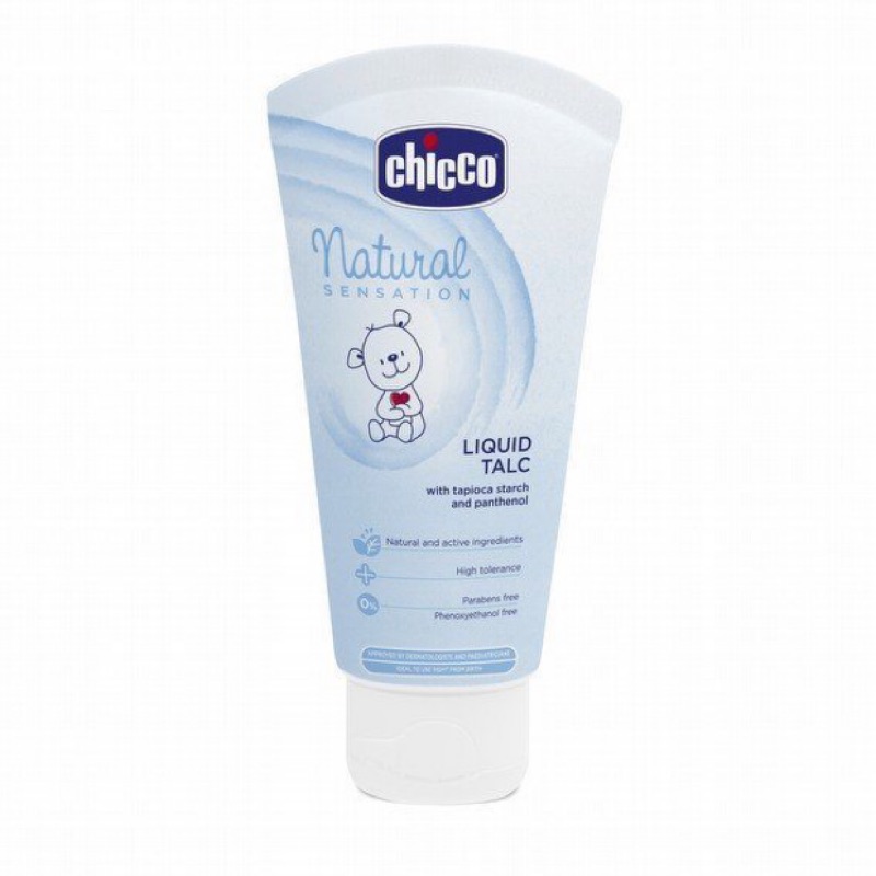 chicco 原生脂嬰兒液態爽身粉100ml 全新