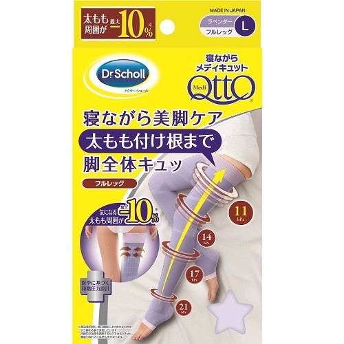 QTTO 睡眠專用機能美腿襪 加強大腿版