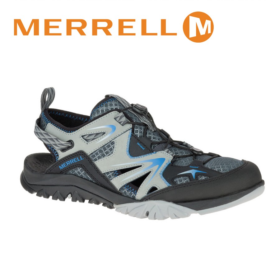 MERRELL美國 男款 CAPRA RAPID SIEVE 水陸兩棲鞋〈淺灰/黑〉/休閒鞋/ML37681/悠遊山水