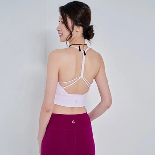 YOGA FLOW Alma Bra - 麻花短版上衣 - 淡丁香紫 Pale Purple
