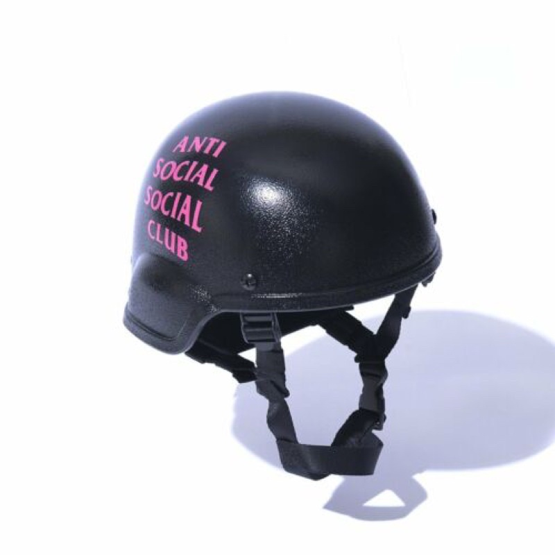 Anti Social Social Club ASSC Pink Logo Protected Helmet 帽子