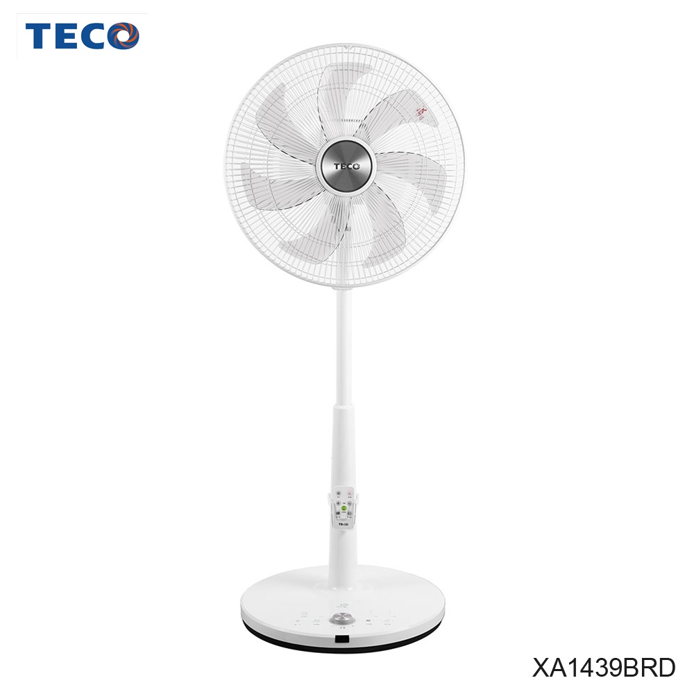 TECO 東元 XA1439BRD 電風扇14时 DC馬達ECO智慧溫控遥控立扇