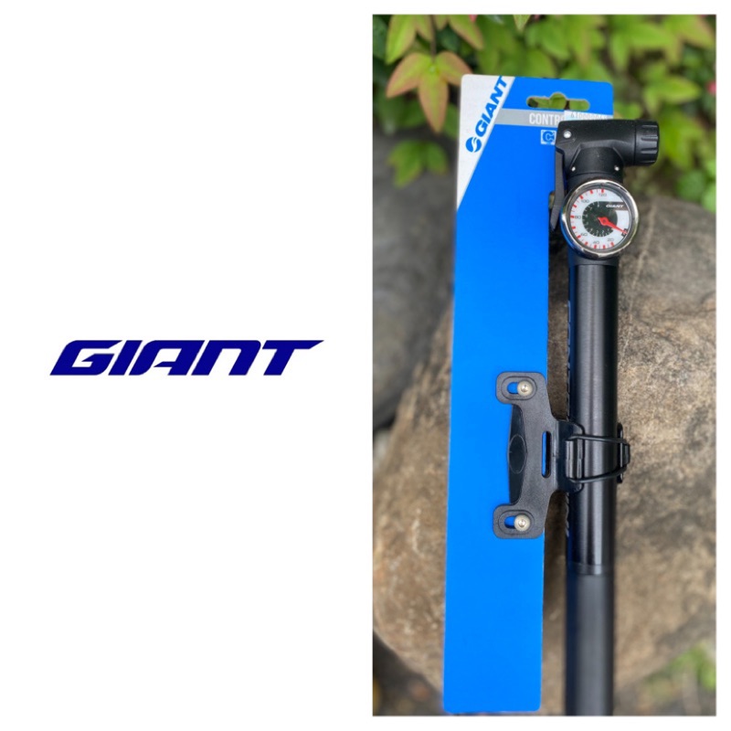 拜客先生－【GIANT】捷安特高氣量攜帶型打氣筒Control Mini 1+ 環島旅行/長途外騎/ 大型1.25”錶