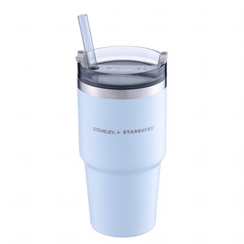 Starbucks 星巴克 STANLEY 聯名 不鏽鋼 TOGO 天空藍 淡藍 藍色 冷水杯 保溫杯 20oz咖啡杯