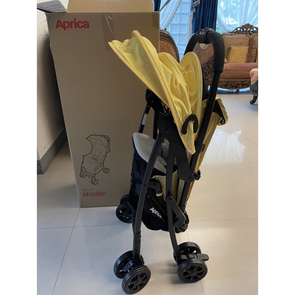 Aprica 愛普力卡 挑高型超輕量單向嬰幼兒手推車 magical air Plus-檸檬黃