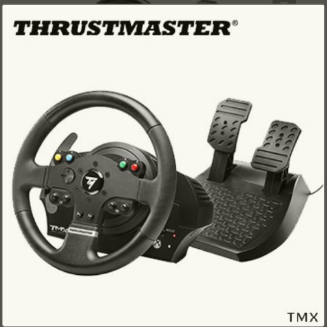 二手 THRUSTMASTER TMX RACING WHEEL力回饋方向盤含踏板 Xbox/Windows