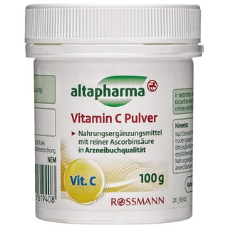 Über 德國 Rossmann altapharma Vitamin C Pulver 維他命C飲 (粉狀)