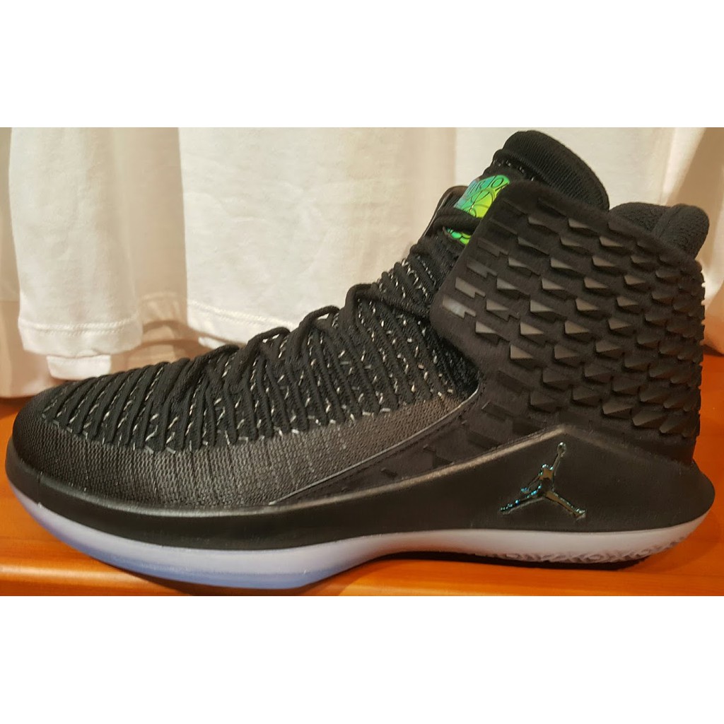 缺貨 2018 四月 JORDAN XXXII PF AJ32 Black Cat 籃球鞋 黑白 AH3348-003