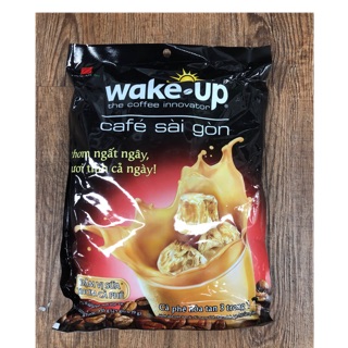 越南進口 Wake up 威拿貓屎濃香三合一速溶咖啡包。19g/24小包/456g/1袋。現貨商品。