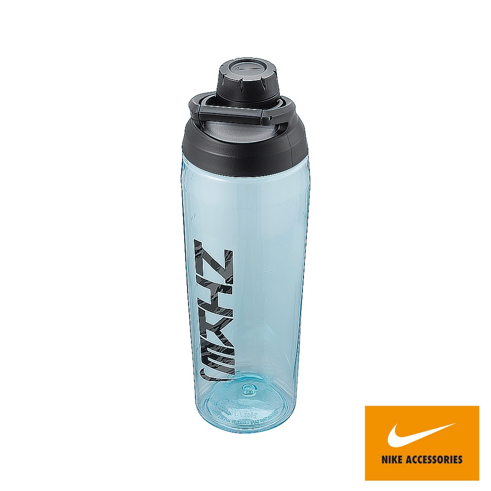 NIKE 水壺 運動水壺 旋蓋式水壺 24OZ 透明藍 N100193691824