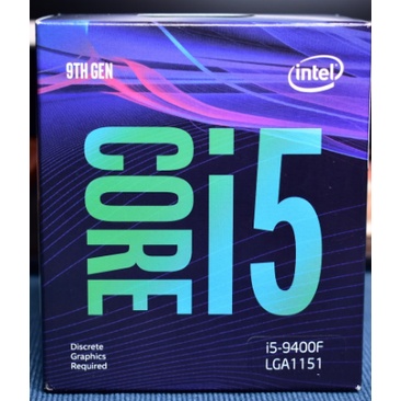 近全新 intel i5 9400f  6核心6線  電腦多開cpu 附風扇 其他盒裝