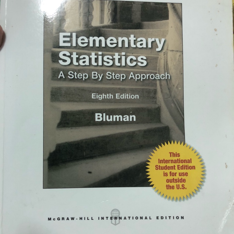 二手-統計學 Elementary Statistics 8th Edition by Allan G.Bluman