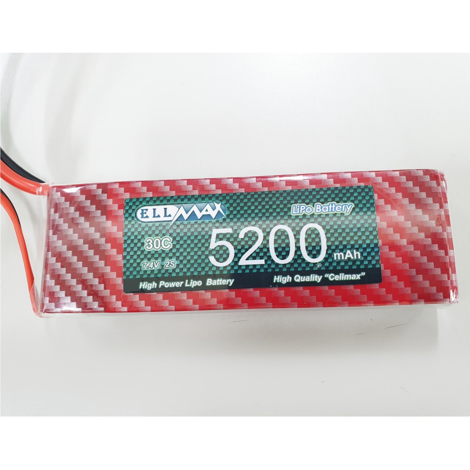 全新鋰電池 / 充電電池 7.4V 2S 30C 5200mAh