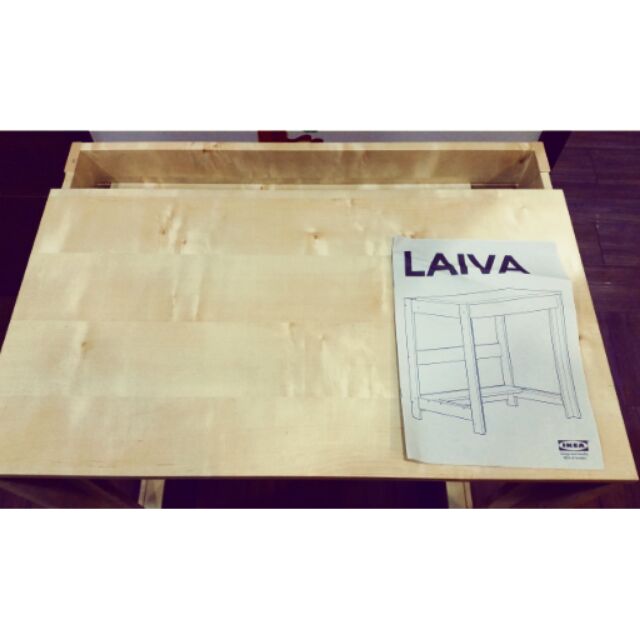 Ikea 木質簡易電腦桌