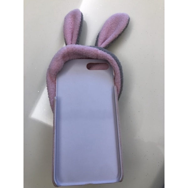 iPhone 8 plus 兔子造型手機殼（二手）