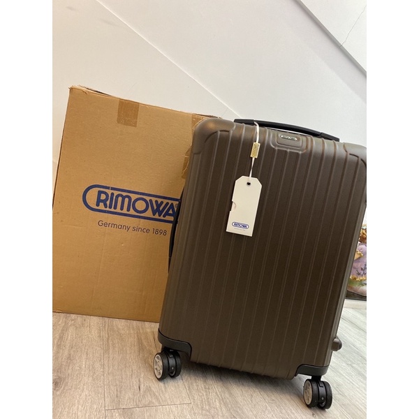 RIMOWA-21吋霧棕色 登機箱 行李箱 全新