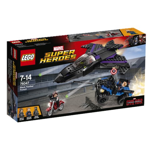 【台中翔智積木】LEGO 樂高 超級英雄 76047  Black Panther Pursuit 酷寒戰士 黑豹
