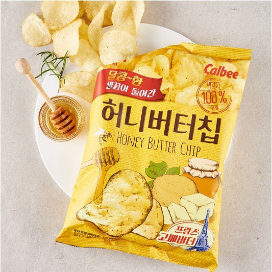 現貨!海太 CALBEE 蜂蜜奶油洋芋片 韓國零食 韓國洋芋片 薯片