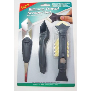【美德工具】臺灣製 ORIX pw133 矽利康工具優惠三件組，矽力康 Silicone 刮刀抹平工具