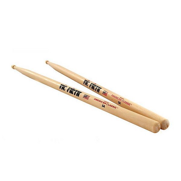 VIC FIRTH 5A 胡桃木爵士鼓鼓棒(原木色/黑色/白色/粉紅色) [唐尼樂器]