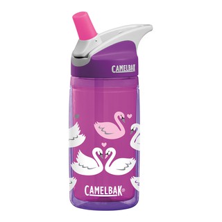 CamelBak 400ml eddy兒童吸管雙層隔溫運動水瓶 戀愛天鵝(限時免運)