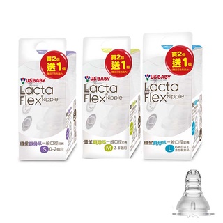 優生 真母感奶瓶用奶嘴一般口徑(2+1入) S/M/L 優生