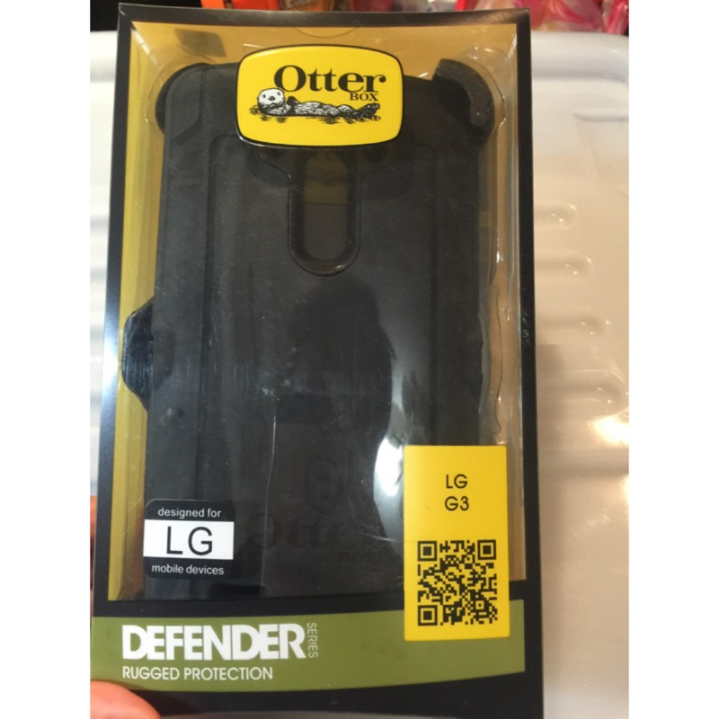 OtterBox 美國原裝多功能（防震、摔）黑色手機殻LG G3適用（九成九新－因為換手機只用二次)（九成九新－因為換手機只用二次)原價1800』