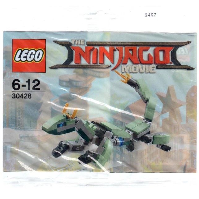 《LEGO 樂高》【Ninjago 旋風忍者系列】綠色忍者 微型版 機械龍 Polybag 30428