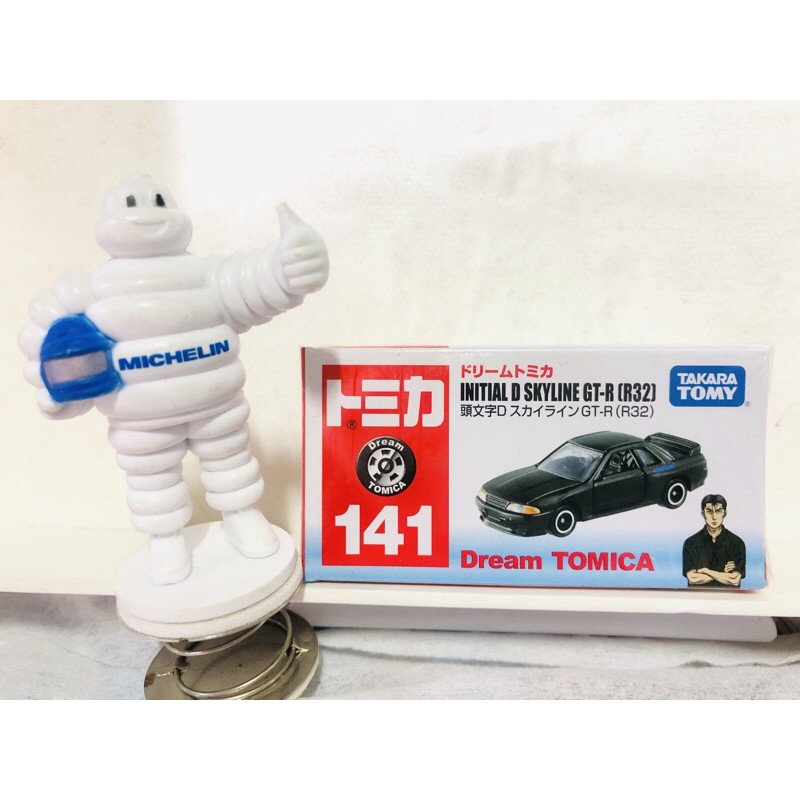 ★現貨免運★Tomica 夢幻多美No.141 頭文字D skyline GT-R R32 中里毅 多美141🉑️自取