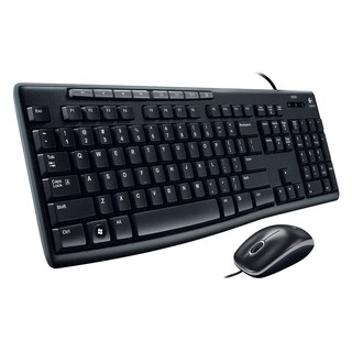 【酷3C】Logitech 羅技 有線 鍵盤滑鼠組 MK200 USB介面 全黑 中文版 有注音 鍵盤
