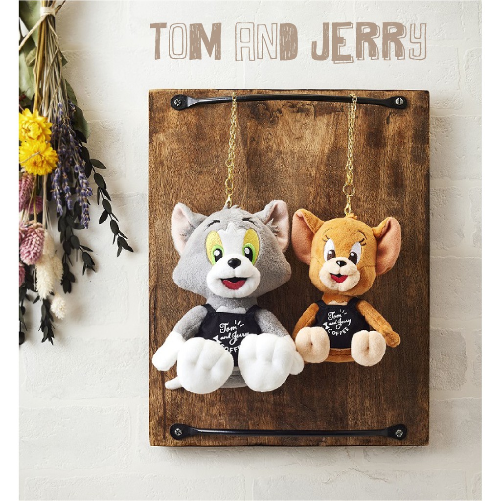 〈日本代購〉現貨 Tullys tully's 湯姆貓與傑利鼠 湯姆與傑利 湯姆貓 傑利鼠 公仔娃娃玩偶