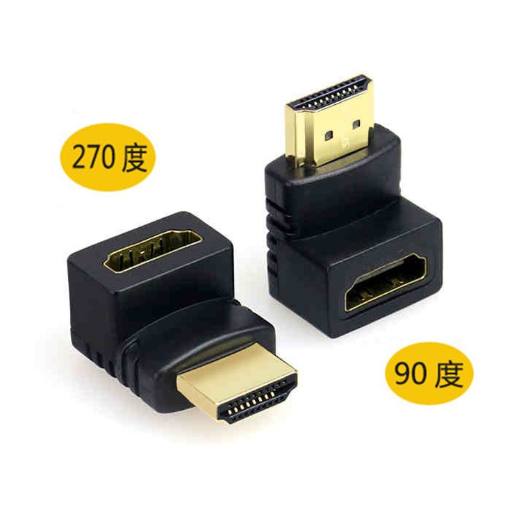 Hdmi 90度彎頭 270度彎角 Hdmi公轉母轉接頭 蝦皮購物