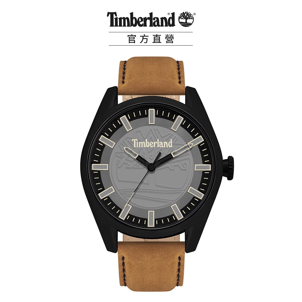 【Timberland】手錶 男錶 ASHFIELD系列 46mm街頭潮流 皮革錶(TBL.16005JYB/13)