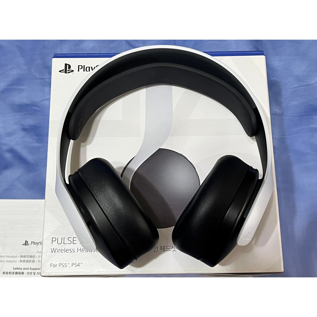 [BLACKST] SONY PS5 PULSE 3D無線藍芽耳機組(可用於光碟數位主機、PC電腦手機等) 白色二手無保