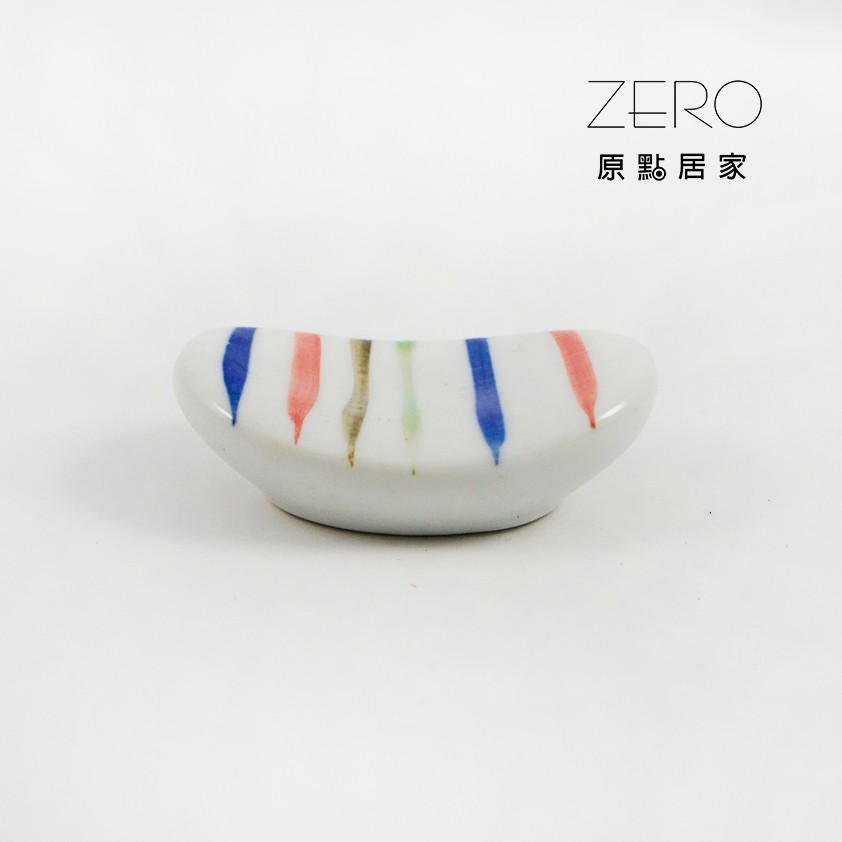 ZERO原點居家 日式條紋系列－筷架 筷子架 筷枕 筷托 筷墊 陶瓷筷架
