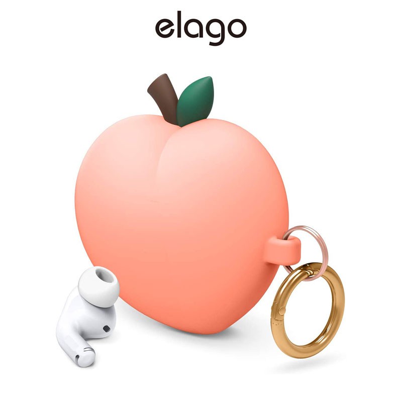 [elago] Peach Airpods Pro 造型保護殼  (適用 Airpods Pro)