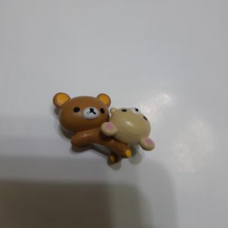 阿伯的店 夾娃娃機 戰利品 懶懶熊 背 白熊 mini 小公仔 模型 玩具 擺設 收藏