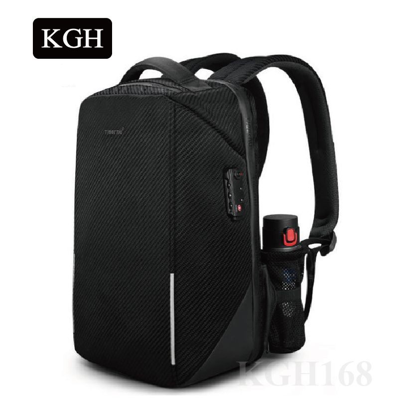 免運 Kgh 側邊水壺袋旅行雙肩包usb電腦包運動防潑水背包903rr5409 蝦皮購物