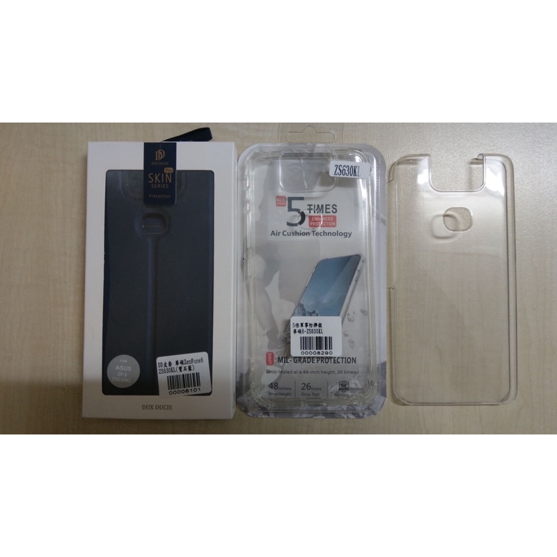 【ASUS 華碩】【ZenFone6】【ZS630KL】【保護殼X3】DD 側翻皮套 保護殼 保護套，一起販售，統包出售