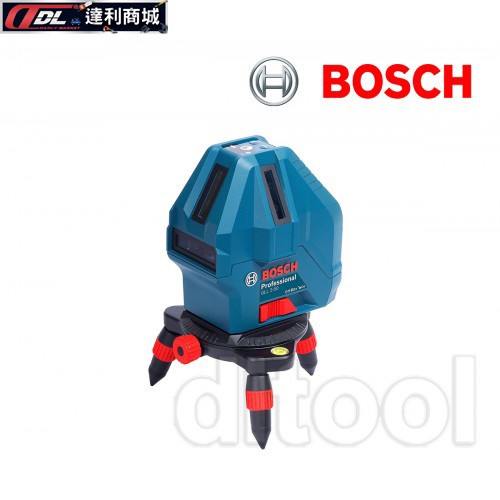 [達利商城] 德國博世 BOSCH GLL5-50X 加強光 高亮度 五線雷射墨線儀 水平儀