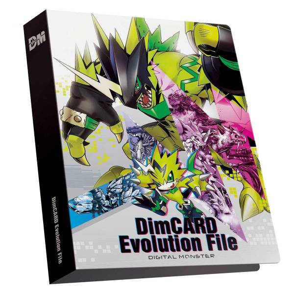 萬代BANDAI 數碼寶貝 人體連動育成手環 記憶卡收納進化手冊 DimCARD Evolution Fil