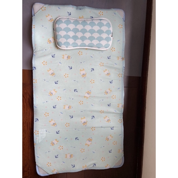 【GIO Pillow】超透氣排汗嬰兒床墊（M號）四季適用 會呼吸的床墊 可水洗 贈午睡枕