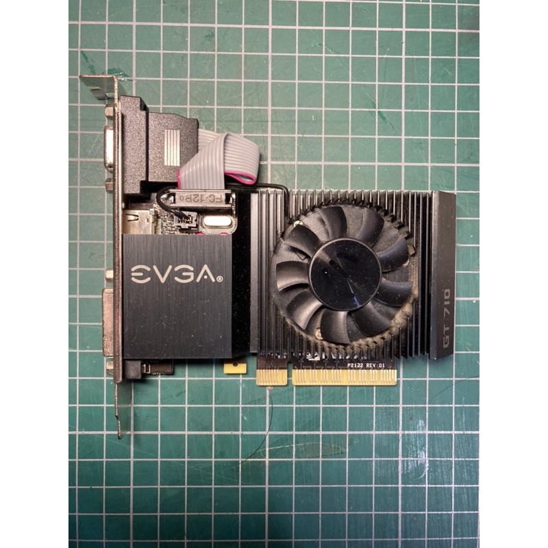 EVGA 艾維克 GT710 1GB DDR3 PCI-E 二手 顯示卡