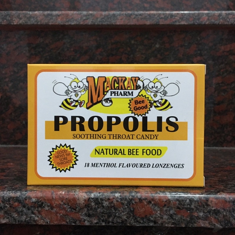 蜂膠口含涼糖 喉糖 16粒 PROPOLIS 澳洲 尤加利