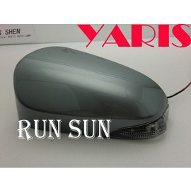 ●○RUN SUN 車燈,車材○● 全新 豐田 14 15 16 17 VIOS LED 專用 後視鏡蓋 星燦灰